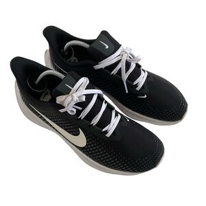 Nike Womens Power Flight Cheerleading Stunt Sneakers Sz 9 Black White Sporty